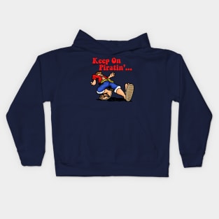 Keep On Pirating Vintage Retro Pirate Anime Parody Kids Hoodie